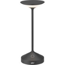 Abert, luč namizna tempo 22cm siva, 1 kos