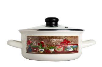 Alpeks home, domače je najboljše, kozica nizka s pokrovom, 18cm/1,9l