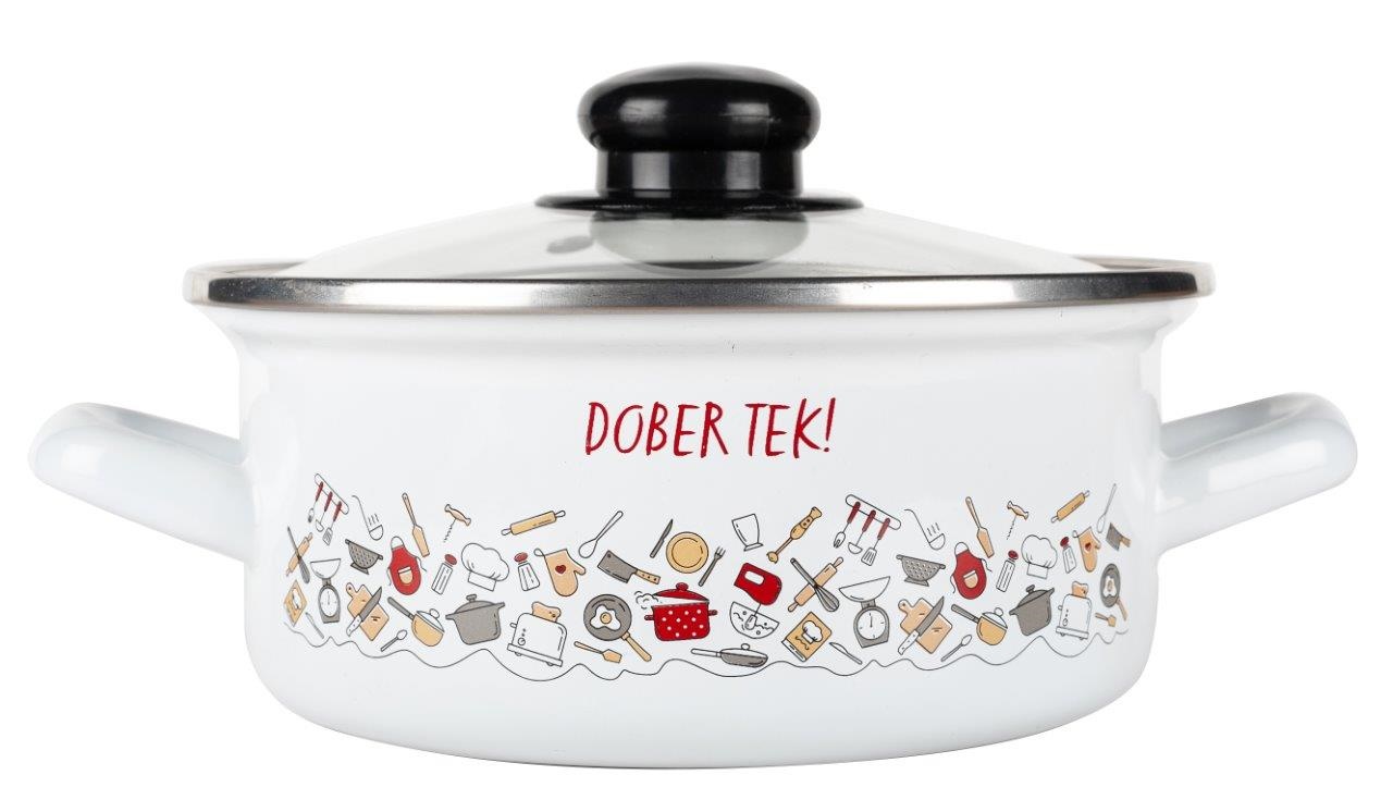 Alpeks home, moja kuhinja, kozica nizka s pokrovom, 1.3 l, 16 cm, 1 kos