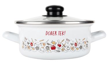 Alpeks home, moja kuhinja, kozica nizka s pokrovom, 1.9 l, 18 cm, 1 kos