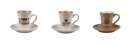 Alpekshome, coffee time, skodelice za belo kavo, 6 kos Alpekshome, coffee time, skodelice za belo kavo, 6 kos