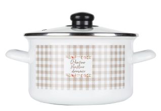 Alpekshome, kozica visoka s pokrovom, za lepši dan, 20 cm, 3.7 l