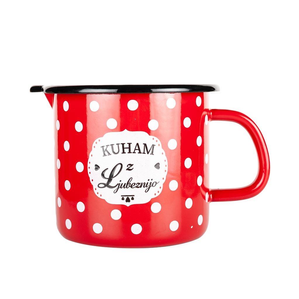 Alpekshome, kuham z ljubeznijo, lonec za mleko s kljunom, 13 cm/ 1.7 l, 1 kos