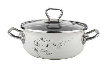 Alpekshome, lučka, kozica nizka s pokrovom, 16 cm/1,3 l, 1 kos