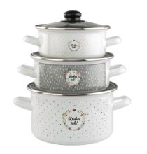 Alpekshome, ujemi trenutek, kozice s steklenim pokrovom, 3 delni set