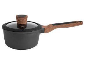 Black wood kozica z ročajem 16cm