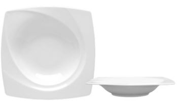 Cmielow, celebration, krožnik globoki, bel, 23 cm, 1 kos
