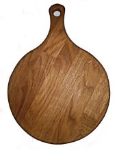 Fw deska okrogla z ročajem 26cm 121331 hrast