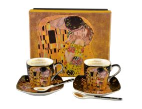 Grt lonček z žličko 2/1 klimt kiss black
