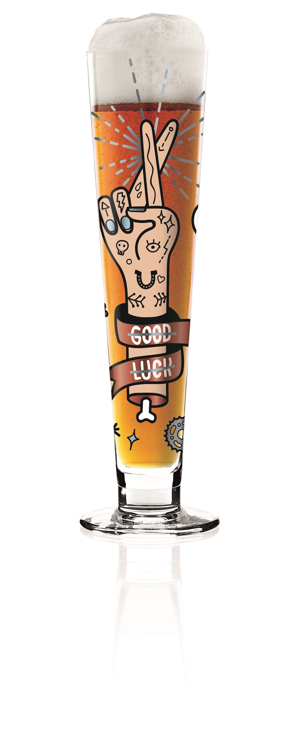 Kozarec za pivo good luck