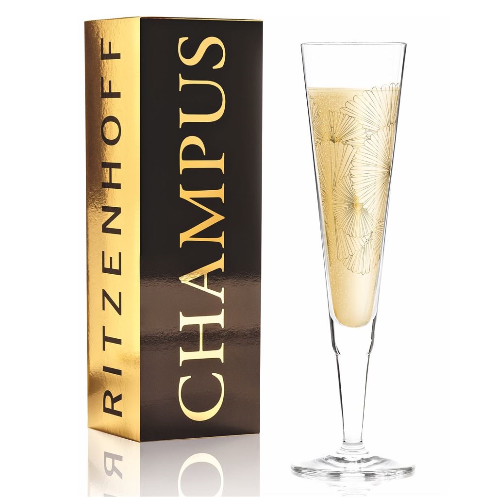 Kozarec za šampanjec/penino champus golden fans