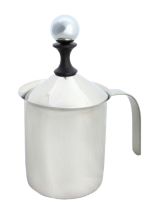 Lonček za kapučino, inox, 0.4l, 1 kos