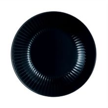 Luminarc, cottage krožnik globok črn 20 cm, 1 kos