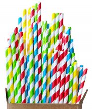 Papirnate slamice 197mmx6mm 150/1 mix