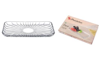 Pasabahce, elegant, pladenj pravokoten, 28 cm x 16 cm, 1 kos