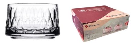 Pasabahce, leafy, skleda, 240 ml/9 cm, 4 kos