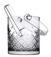 Pasabahce, timeless, posoda za led + plastične klešče, 1l, 2 delni set