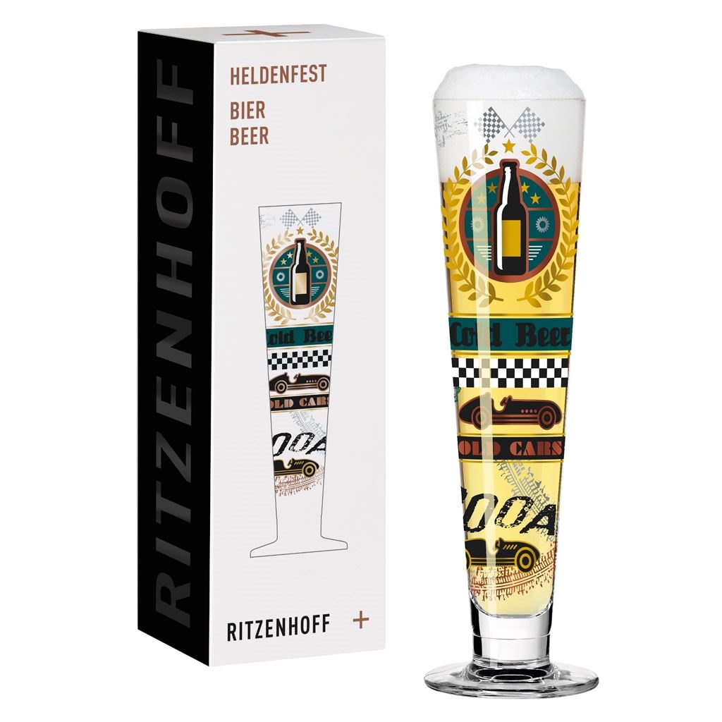 Ritzenhoff, heldenfest, kozarec za pivo, t.marutschke, 385ml, 1 kos