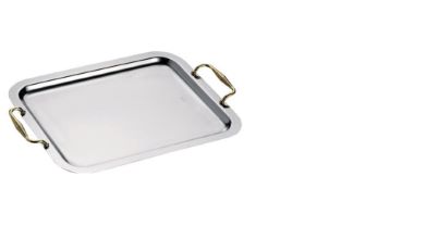 Roma, inox pladenj z ročajem, 35 x 27.5 cm, 1 kos