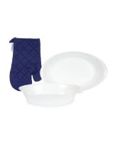 Set dveh ovalnih pekačev 32x20 + rokavica gratis