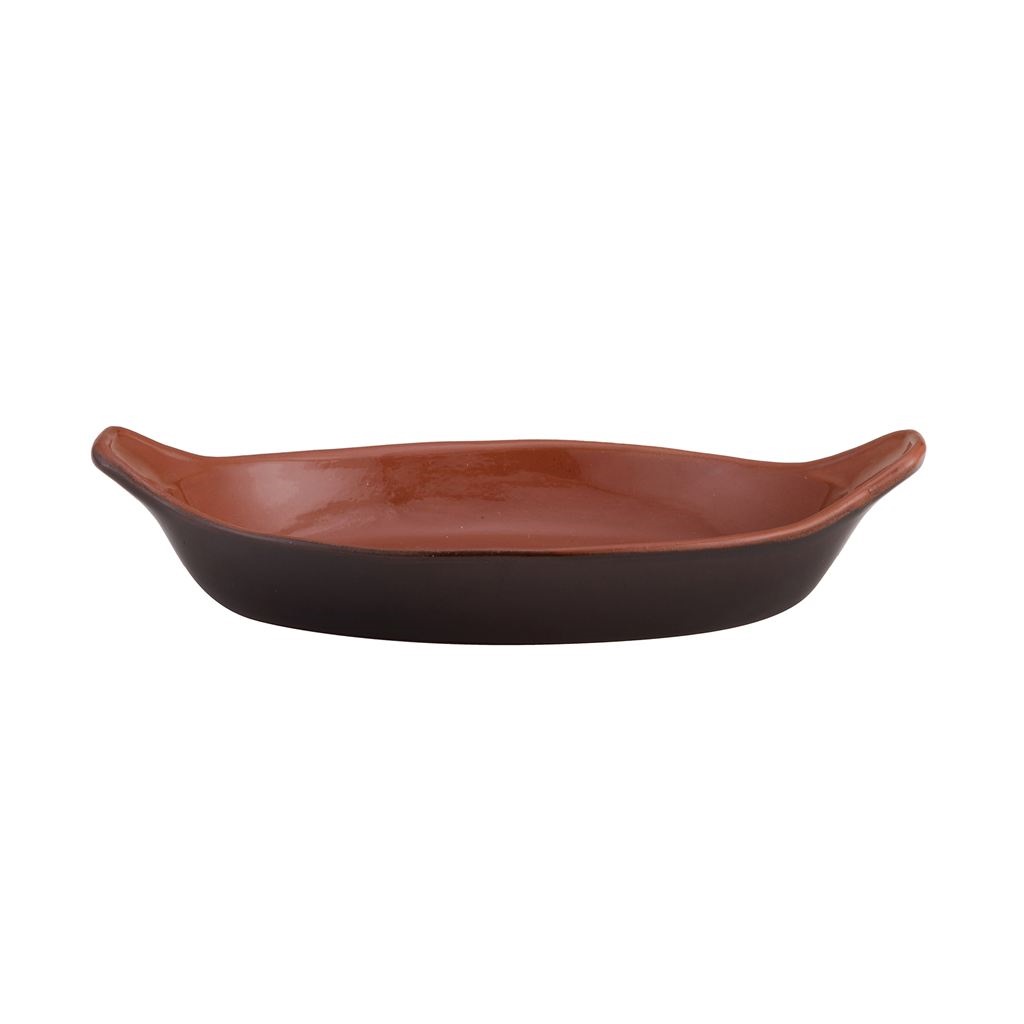 Vulcania, terra, pekač ovalni, 25 cm, 1 kos